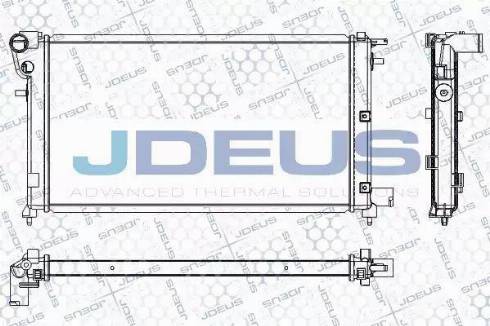 Jdeus RA0210271 - Radiator, mühərrikin soyudulması furqanavto.az