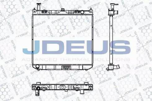 Jdeus RA0280060 - Radiator, mühərrikin soyudulması furqanavto.az