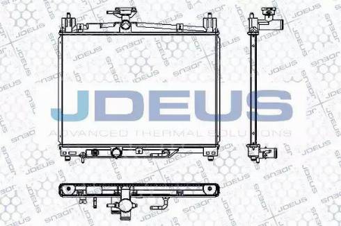 Jdeus RA0280080 - Radiator, mühərrikin soyudulması furqanavto.az