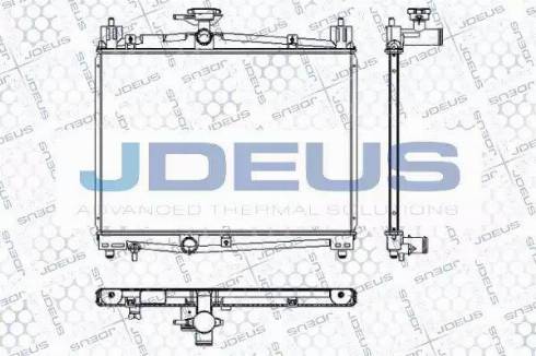 Jdeus RA0280070 - Radiator, mühərrikin soyudulması furqanavto.az