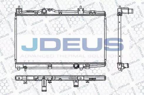 Jdeus RA0280160 - Radiator, mühərrikin soyudulması furqanavto.az