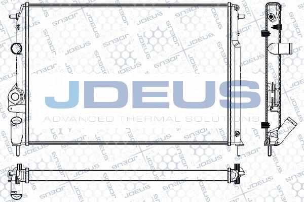 Jdeus RA0230541 - Radiator, mühərrikin soyudulması furqanavto.az