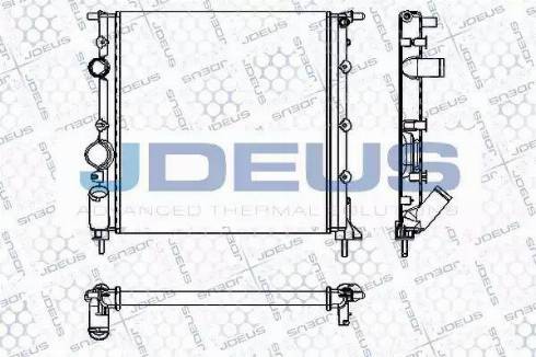 Jdeus RA0230560 - Radiator, mühərrikin soyudulması furqanavto.az