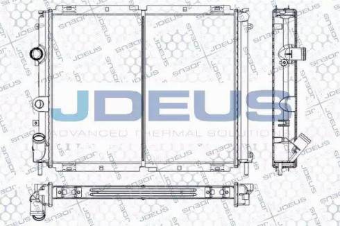 Jdeus RA0230580 - Radiator, mühərrikin soyudulması furqanavto.az