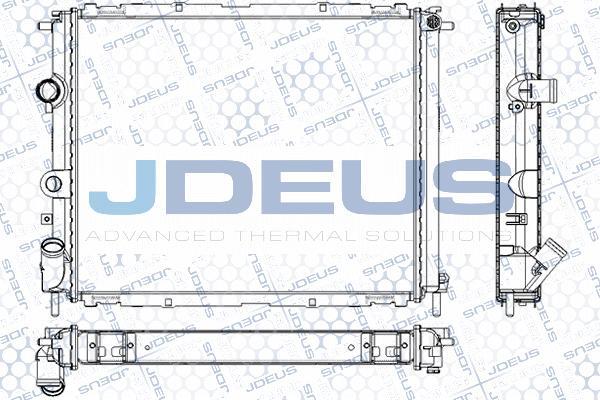 Jdeus RA0230640 - Radiator, mühərrikin soyudulması furqanavto.az