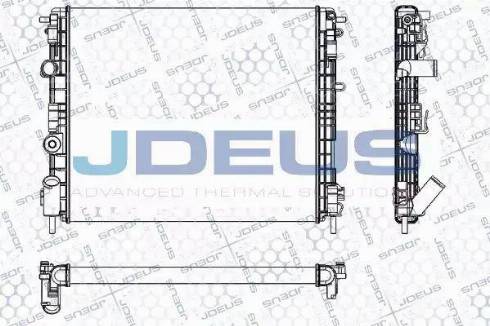 Jdeus RA0230660 - Radiator, mühərrikin soyudulması furqanavto.az
