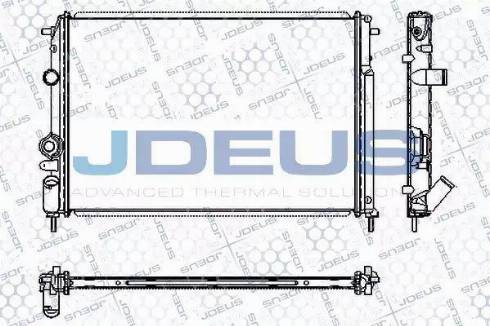 Jdeus RA0230600 - Radiator, mühərrikin soyudulması furqanavto.az