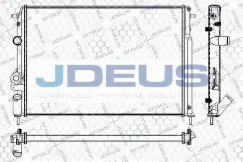 Jdeus RA0230601 - Radiator, mühərrikin soyudulması furqanavto.az