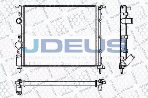 Jdeus RA0230630 - Radiator, mühərrikin soyudulması furqanavto.az