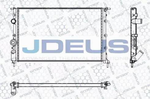 Jdeus RA0230620 - Radiator, mühərrikin soyudulması furqanavto.az