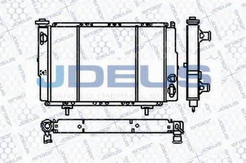 Jdeus RA0230031 - Radiator, mühərrikin soyudulması furqanavto.az