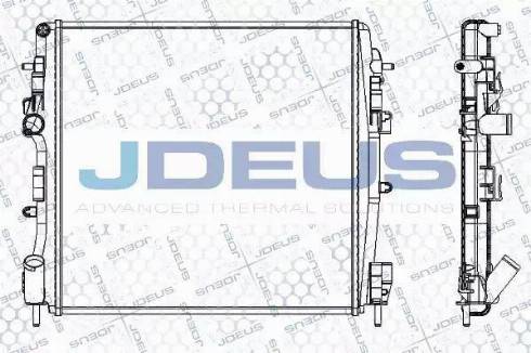 Jdeus RA0230860 - Radiator, mühərrikin soyudulması furqanavto.az