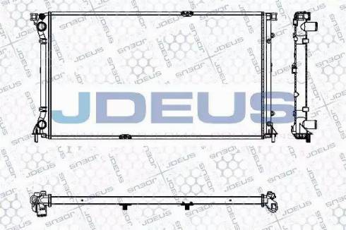 Jdeus RA0230800 - Radiator, mühərrikin soyudulması furqanavto.az