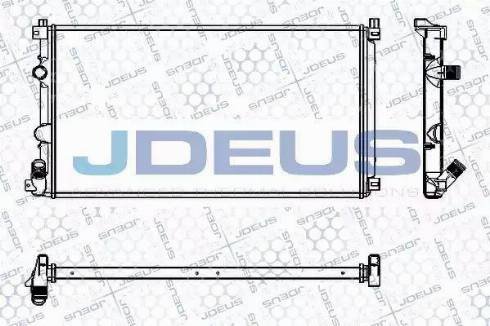 Jdeus RA0230810 - Radiator, mühərrikin soyudulması furqanavto.az