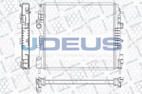 Jdeus RA0230880 - Radiator, mühərrikin soyudulması furqanavto.az