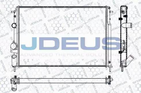 Jdeus RA0230830 - Radiator, mühərrikin soyudulması furqanavto.az