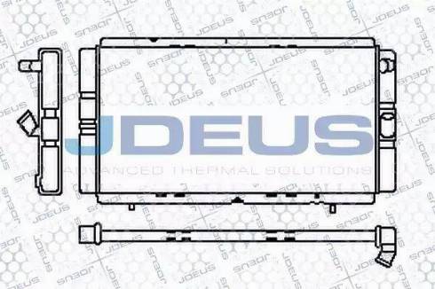 Jdeus RA0230300 - Radiator, mühərrikin soyudulması furqanavto.az