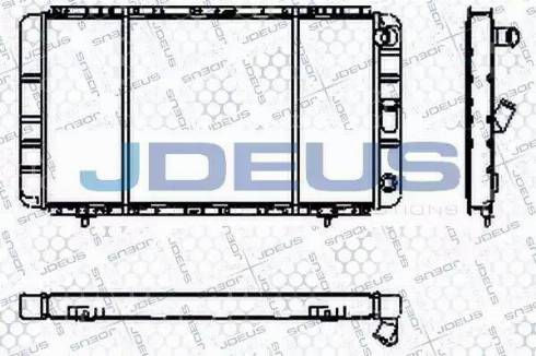 Jdeus RA0230320 - Radiator, mühərrikin soyudulması furqanavto.az