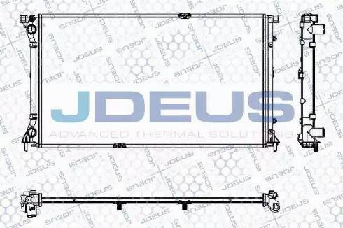 Jdeus RA0230790 - Radiator, mühərrikin soyudulması furqanavto.az