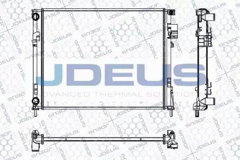 Jdeus RA0230750 - Radiator, mühərrikin soyudulması furqanavto.az