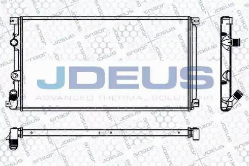 Jdeus RA0230730 - Radiator, mühərrikin soyudulması furqanavto.az