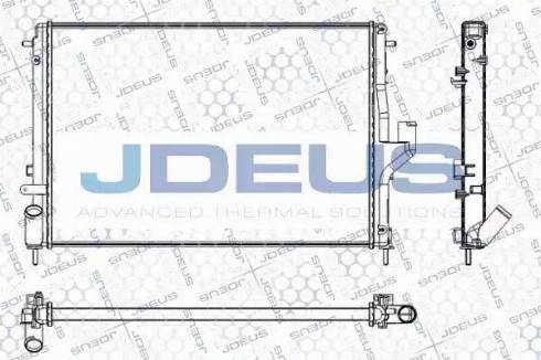 Jdeus RA0231050 - Radiator, mühərrikin soyudulması furqanavto.az