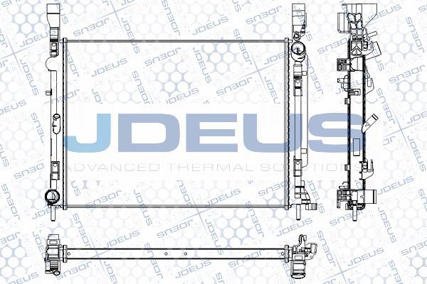 Jdeus RA0231060 - Radiator, mühərrikin soyudulması furqanavto.az