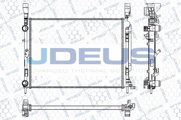 Jdeus RA0231080 - Radiator, mühərrikin soyudulması furqanavto.az