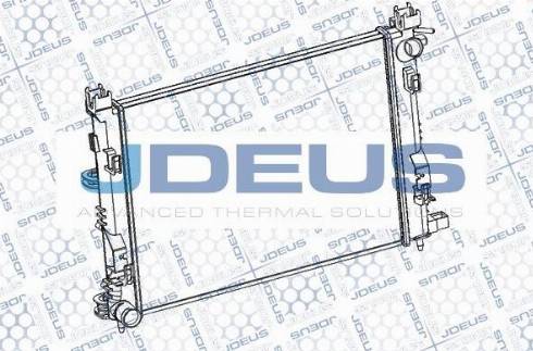 Jdeus RA0231130 - Radiator, mühərrikin soyudulması furqanavto.az