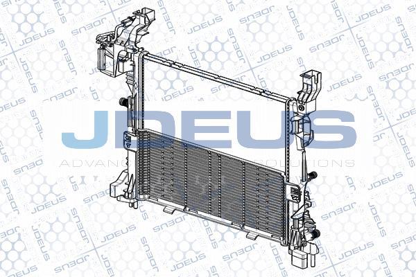 Jdeus RA0231240 - Radiator, mühərrikin soyudulması furqanavto.az
