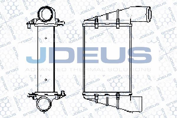 Jdeus RA8010150 - Intercooler, şarj cihazı furqanavto.az