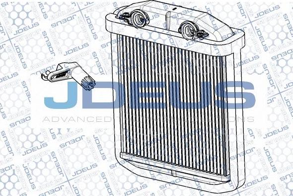 Jdeus RA2231100 - İstilik dəyişdiricisi, daxili isitmə furqanavto.az