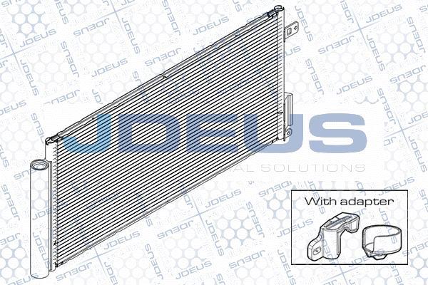 Jdeus RA7111150 - Kondenser, kondisioner furqanavto.az