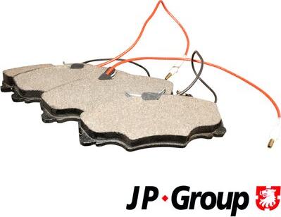 JP Group 4163604310 - Əyləc altlığı dəsti, əyləc diski www.furqanavto.az
