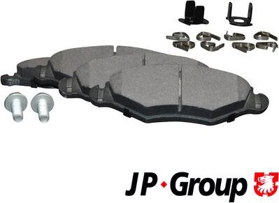 JP Group 4163600910 - Əyləc altlığı dəsti, əyləc diski furqanavto.az