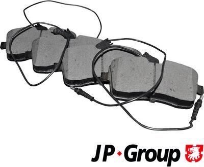 JP Group 4163602510 - Əyləc altlığı dəsti, əyləc diski furqanavto.az