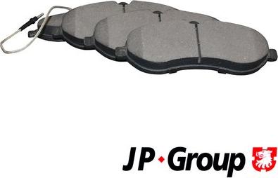 JP Group 4163602610 - Əyləc altlığı dəsti, əyləc diski furqanavto.az