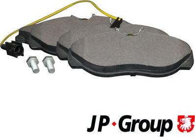 JP Group 4163602310 - Əyləc altlığı dəsti, əyləc diski furqanavto.az