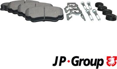 JP Group 4163700610 - Əyləc altlığı dəsti, əyləc diski furqanavto.az