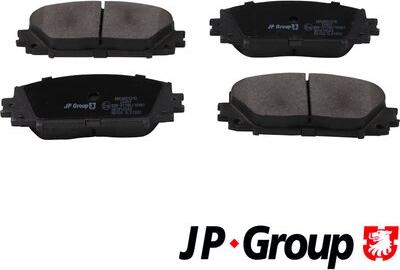 JP Group 4863601210 - Əyləc altlığı dəsti, əyləc diski furqanavto.az