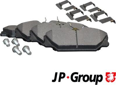 JP Group 4363601510 - Əyləc altlığı dəsti, əyləc diski furqanavto.az