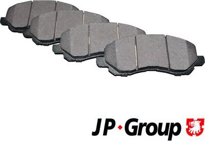 JP Group 5063600910 - Əyləc altlığı dəsti, əyləc diski furqanavto.az