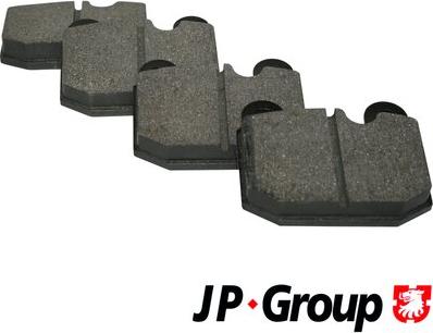 JP Group 1463600110 - Əyləc altlığı dəsti, əyləc diski furqanavto.az