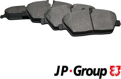 JP Group 1463601210 - Əyləc altlığı dəsti, əyləc diski furqanavto.az