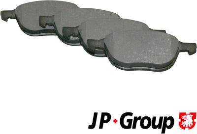 JP Group 1563600110 - Əyləc altlığı dəsti, əyləc diski furqanavto.az