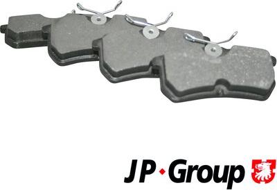 JP Group 1563700410 - Əyləc altlığı dəsti, əyləc diski furqanavto.az