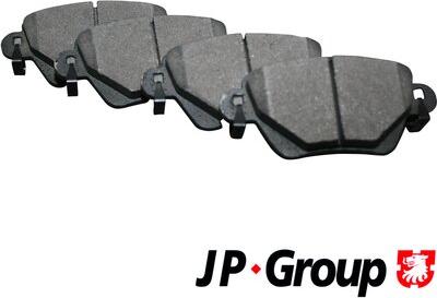 JP Group 1563700210 - Əyləc altlığı dəsti, əyləc diski furqanavto.az