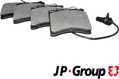 JP Group 1163603810 - Əyləc altlığı dəsti, əyləc diski furqanavto.az
