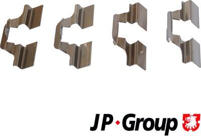 JP Group 1163750410 - Disk əyləc pedləri üçün aksesuar dəsti furqanavto.az