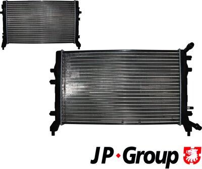 JP Group 1114208000 - Radiator, mühərrikin soyudulması furqanavto.az